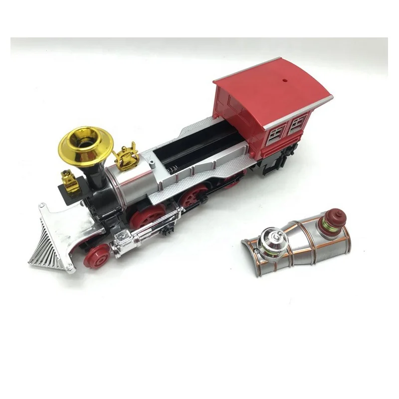 
B/O outdoor model track light kid with rail toy train railway with sound 