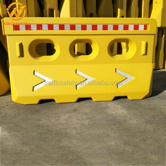 Road Construction Safety Plastic Jersey Traffic Water Filled Barrier