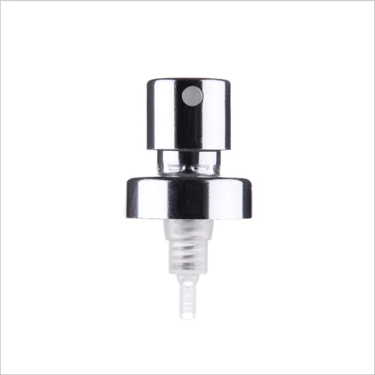 wholesale aluminium silvery 15mm 18mm 20mm crimp fine mist sprayer perfume spray pump for bottle