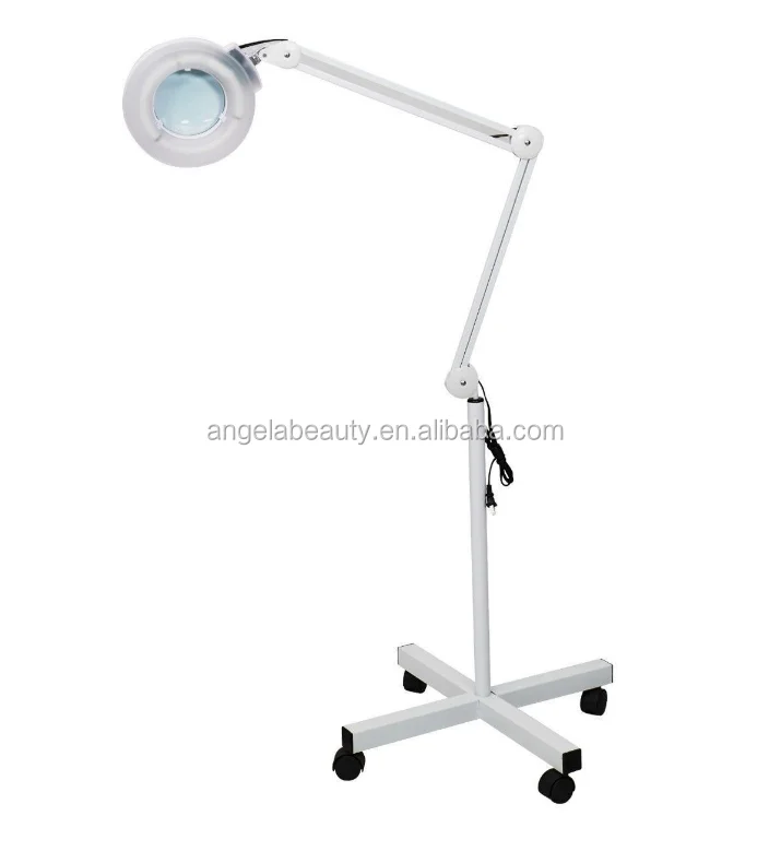 A1020 Hot sale 220v pro 8x diopter led magnifying floor stand lamp
