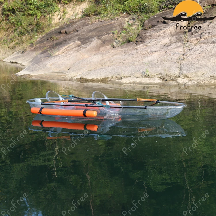 plastic transparent canoe kayak for fishing
