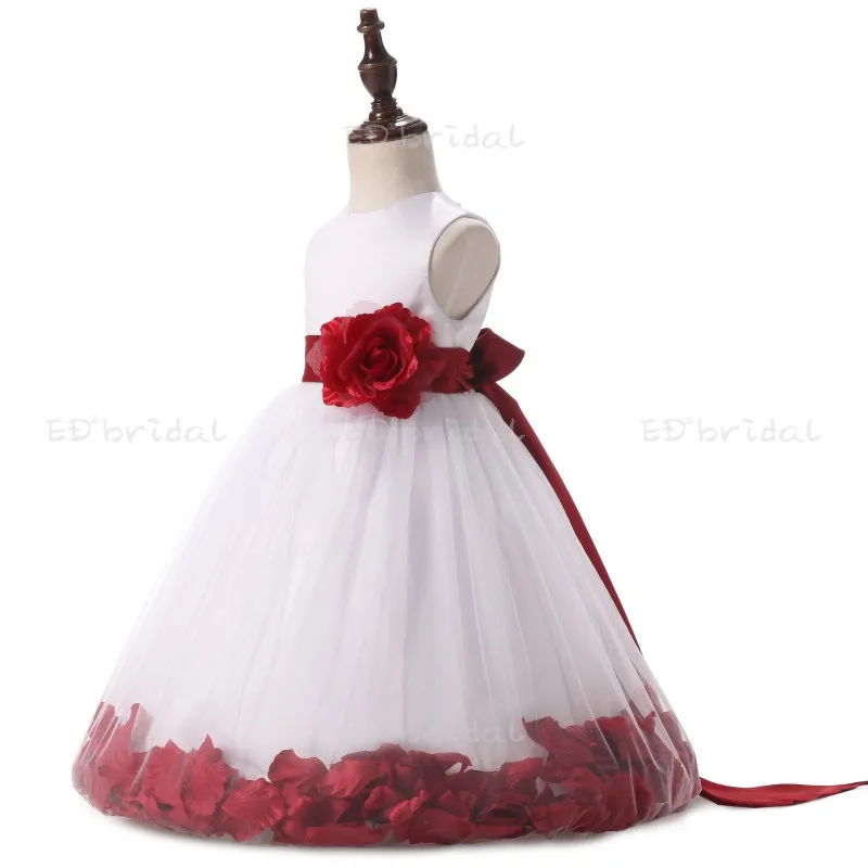 Платье для выпускного вечера с объемными цветами Длинные бальные платья без рукавов украшенные камнями поясом белое Цветочное платье