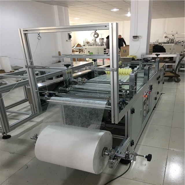 Nonwoven hairnet bouffant cap making machine