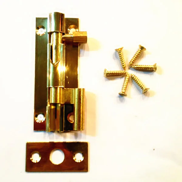 Door Lock Types 1 inch width brass sliding door latch for door or window