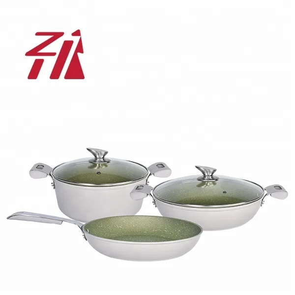Low Price Forged Aluminum China Cookware Sets