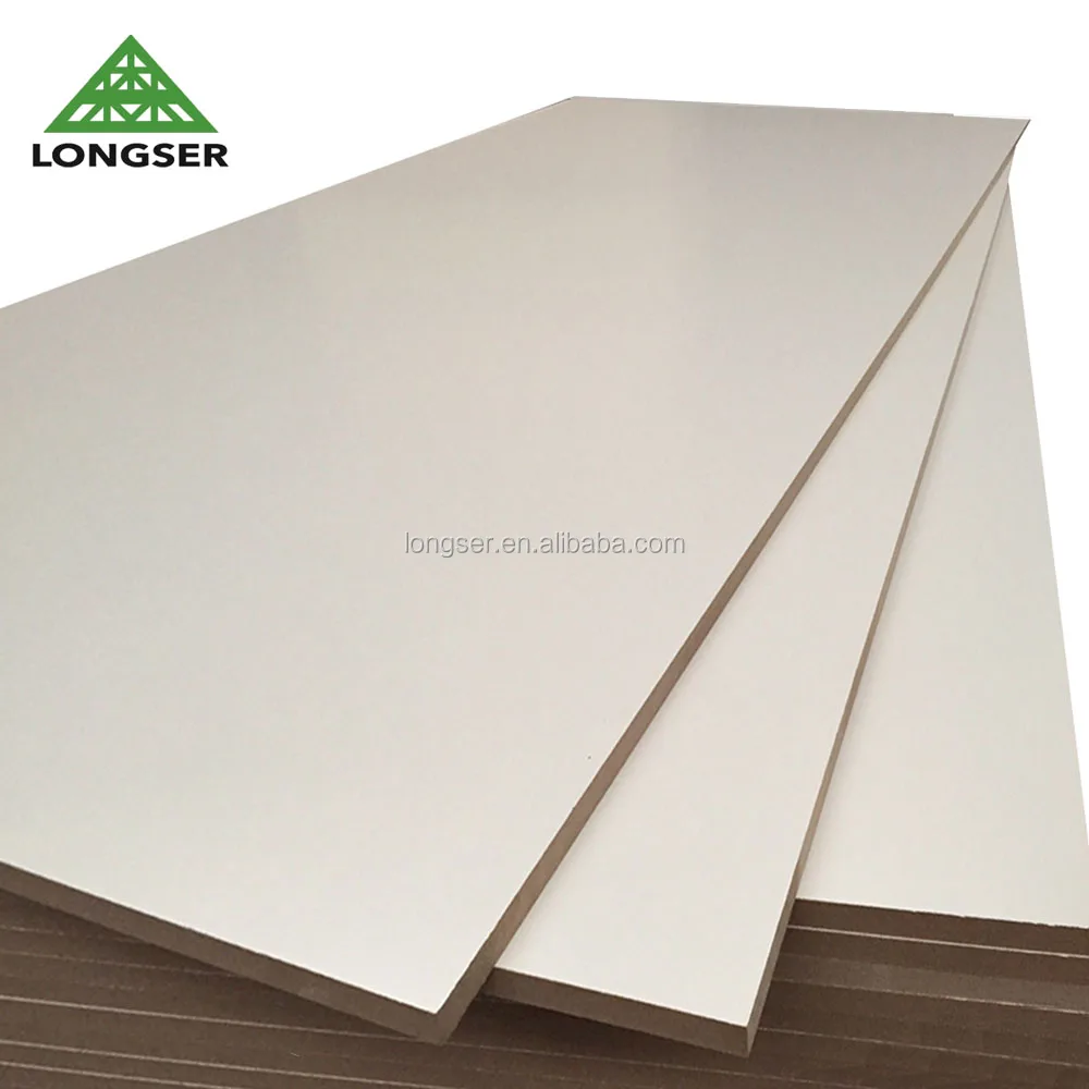 Двусторонний 16 мм Меламиновый титановый белый МДФ