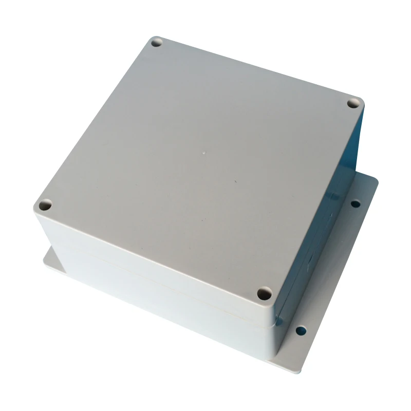 ABS Plastic Battery Enclosure IP65,Electronic Outdoor Project Enclosure Waterproof  Box with flanges