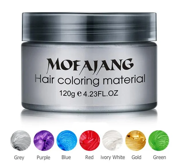 professional house hold easy wash customer setting brand mofajang hair coloring wax