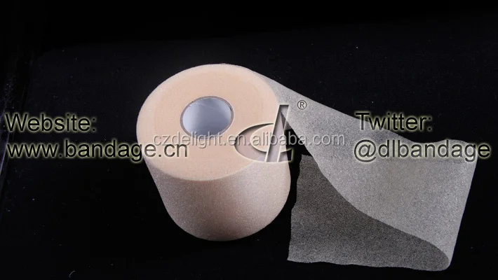 Slim and  light weight Under wrap foam bandage 7cm*27m/sports related injuries/Skin membrane bandage