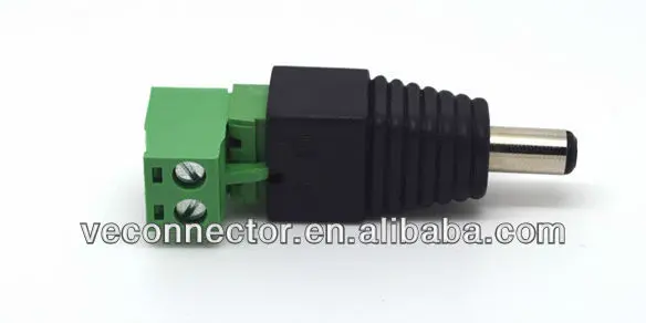CCTV dc power connector , dc jack connector CCTV Camera DC Connector