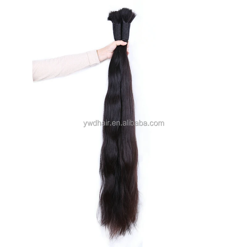 Wholesale russian hair bulk distributors no weft wet and wavy 3bundles human hair bulk