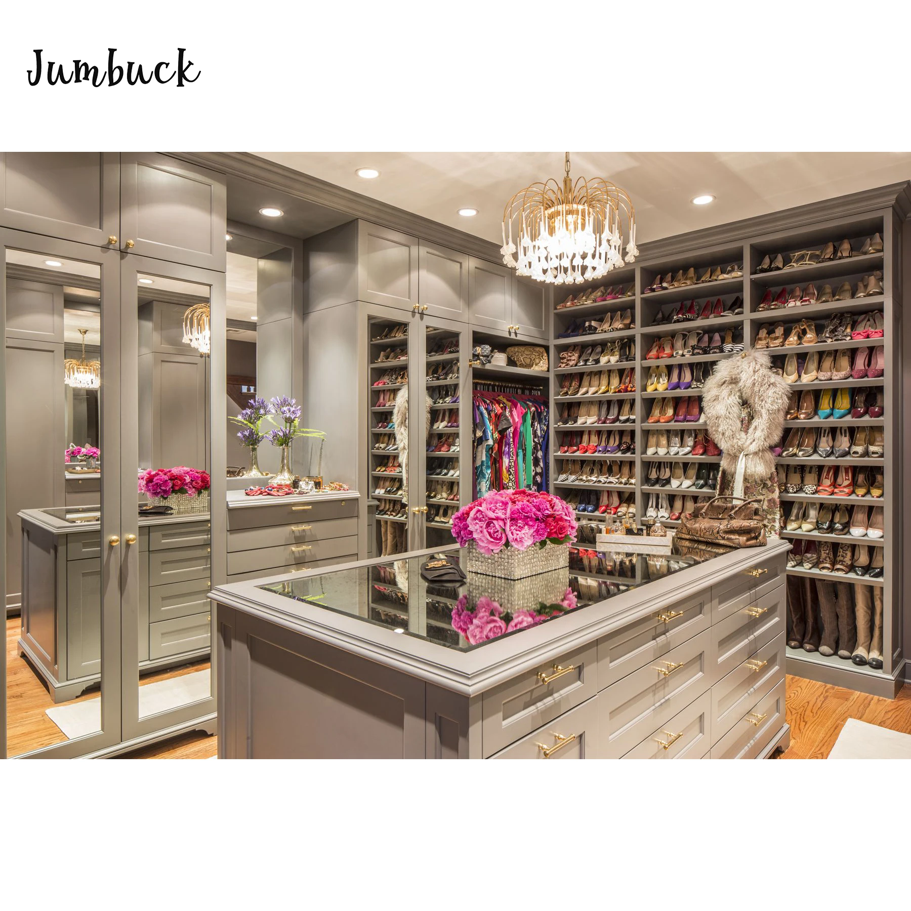 Композитная Женская одежда для смены гардероба с большим хранилищем для одежды