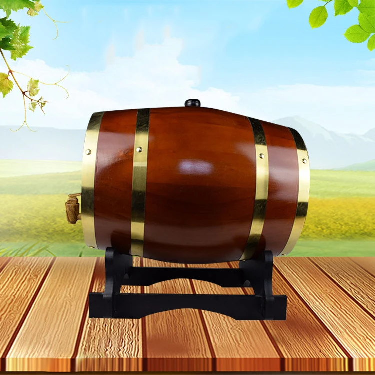 custom 5L whiskey beer wine tequila oak wooden barrel