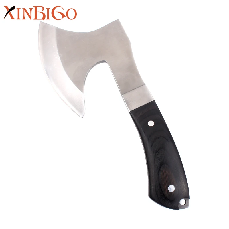 Wholesale high hardness wooden multifunctional hand tool tactical fireman axe