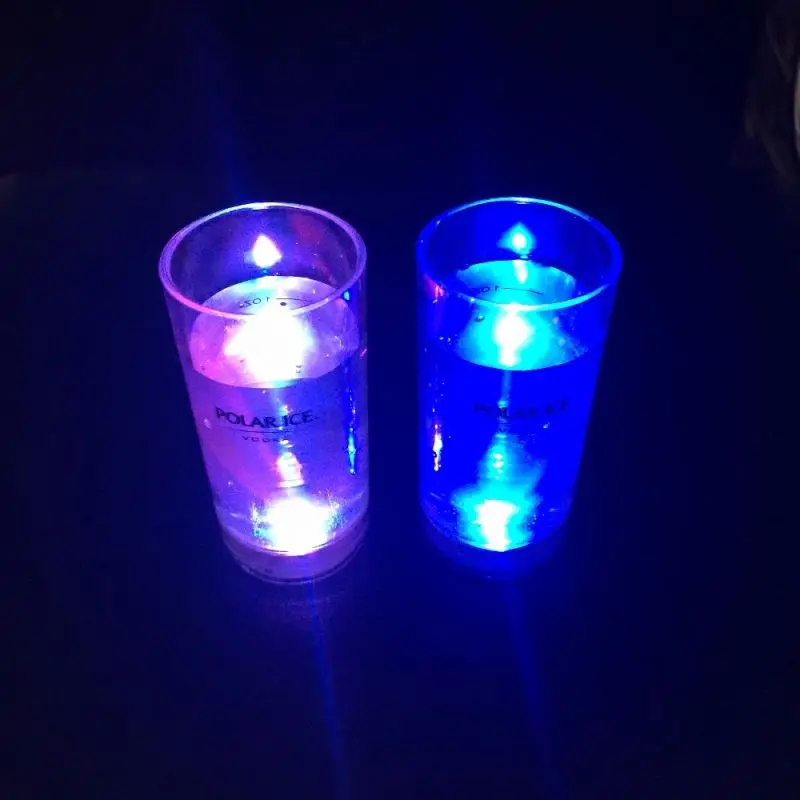 60ml LED light up tequila vodka personalized shot glass