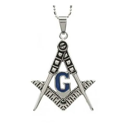Fashion Enamel Masonic Symbol Pendant Stainless steel Masonic Pendant