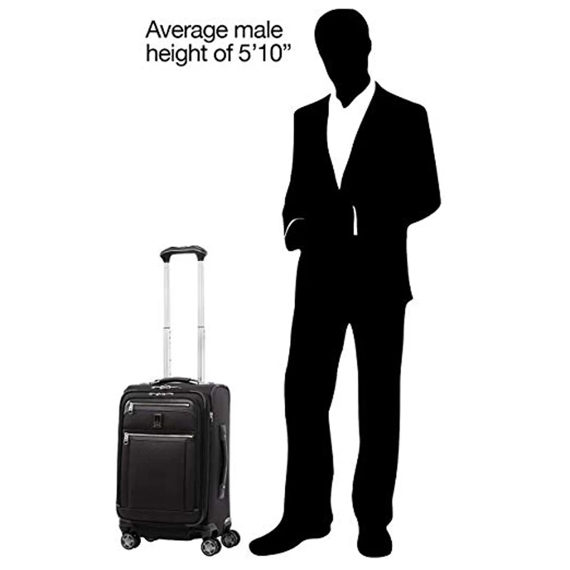 High quality Platinum Elite 21inch Expandable Carry on Spinner Suiter