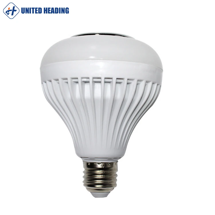 2019 E27 беспроводной Bluetooth 12 Вт светодиодный динамик лампочка аудио красочное воспроизведение музыки и освещение с ИК-пультом дистанционного управления