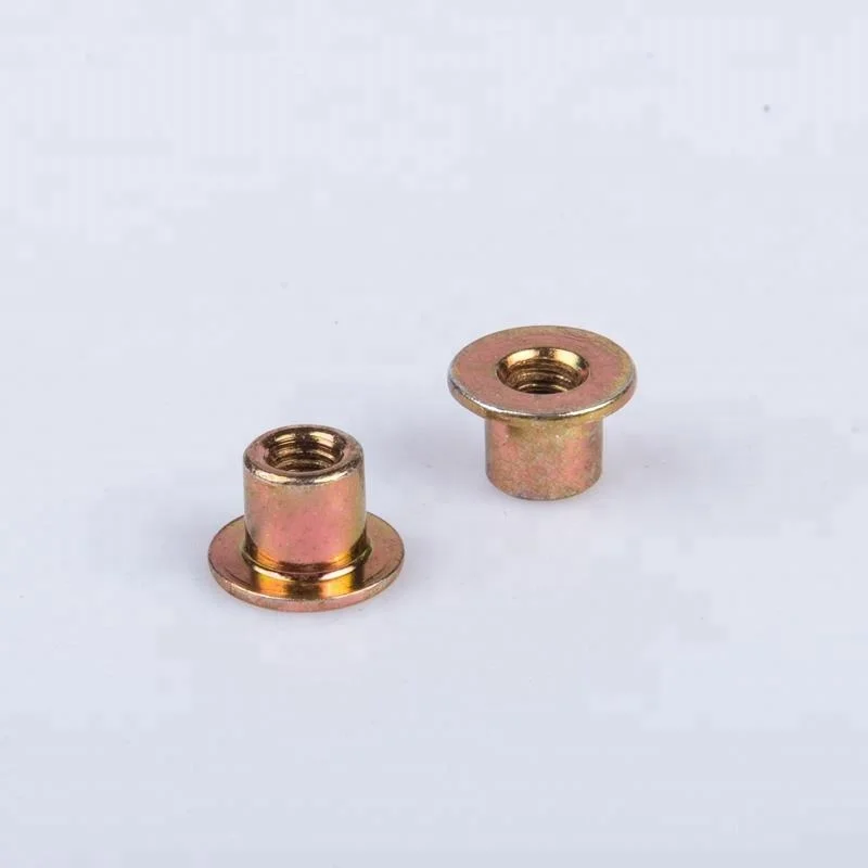 China Dongguan Manufacturer Carbon Steel Zinc Plated Round Base T Nut