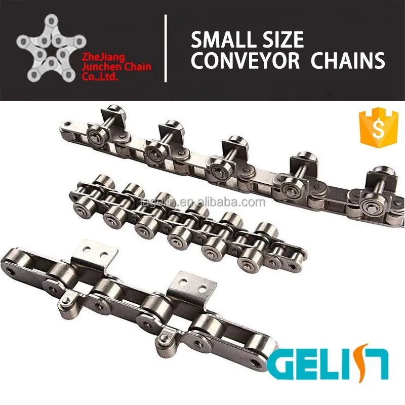 
C2040 C2042 side Roller top roller Conveyor Chain Free Flow Conveyor 