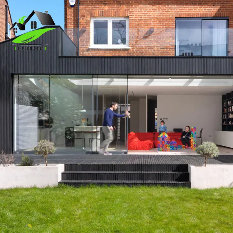 Double Glazed Exterior Security Standards Design Aluminium Sliding Door