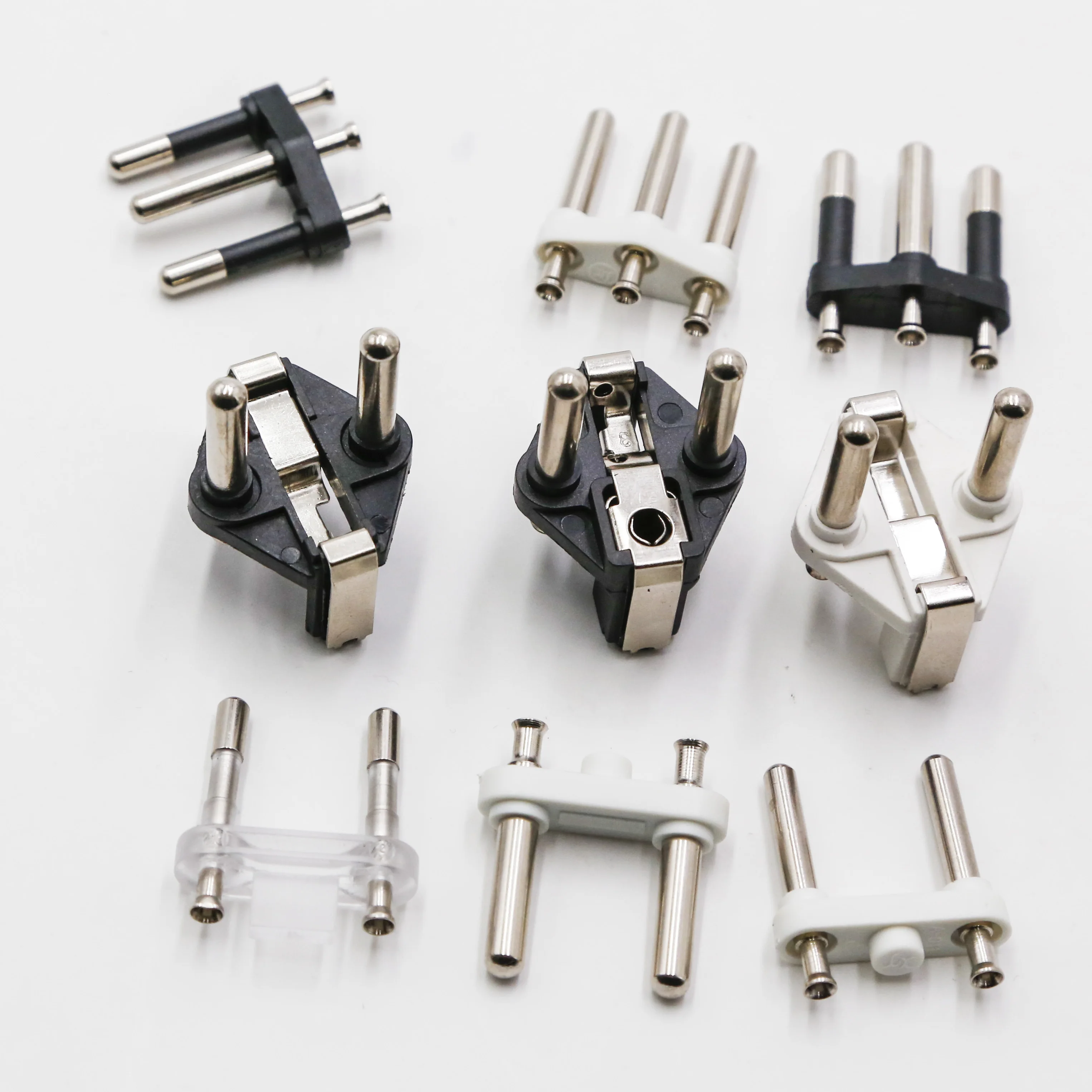 MD-02A  VDE    plug insert middle east europe schuko  4.8mm solid hollow pins