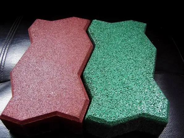 GYM interlocking rubber tile in gyms/gym rubber floor rolls/sports rubber mat Non Toxic Non Smell