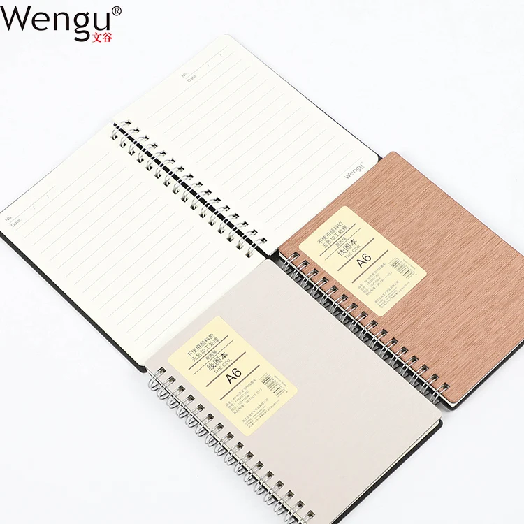 
Promotional Printing Factory Double Wire Bound Pretty Fashion Pp Hardcover Spiral Notebook Note Book 