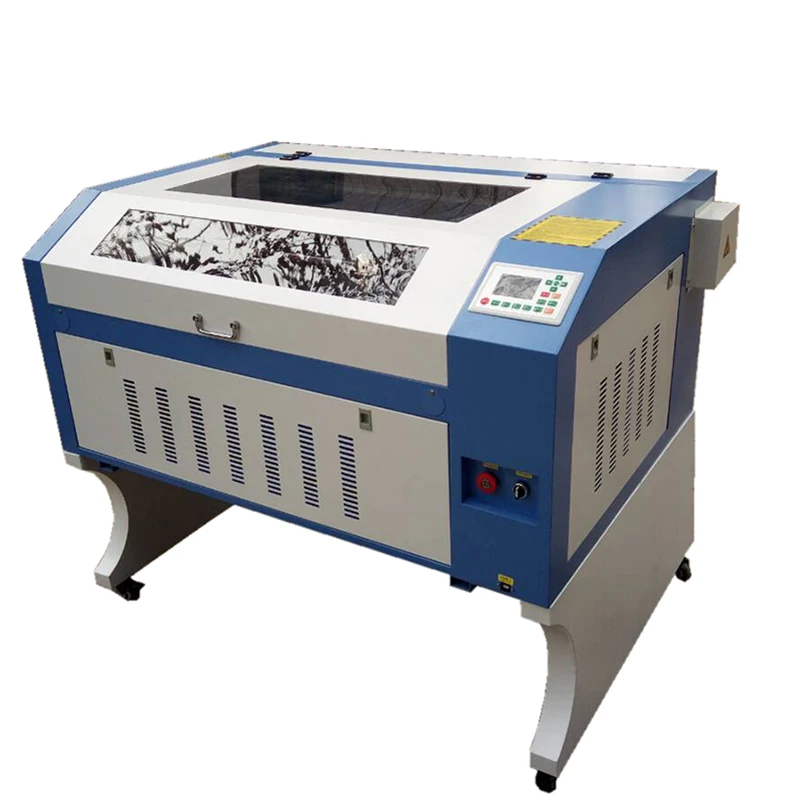 90 Вт reci 6090 Лазерная гравировальная режущая машина резиновый штамп лазерная система ruida