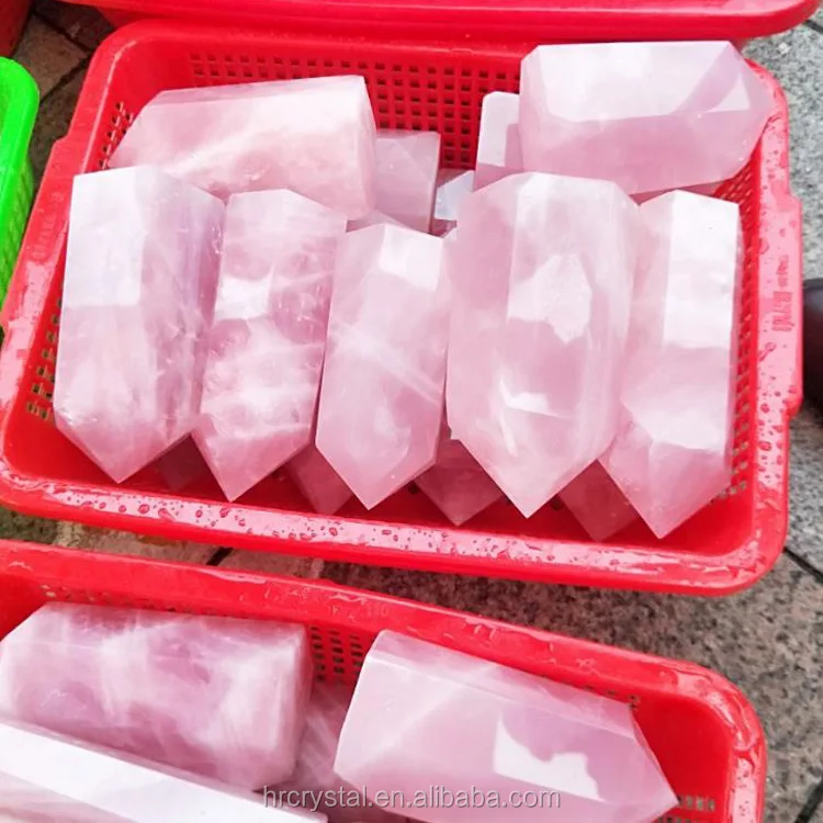 
Wholesale Large Rose Quartz Tower Cheap Price Rose Quartz Obelisk For Decoration 