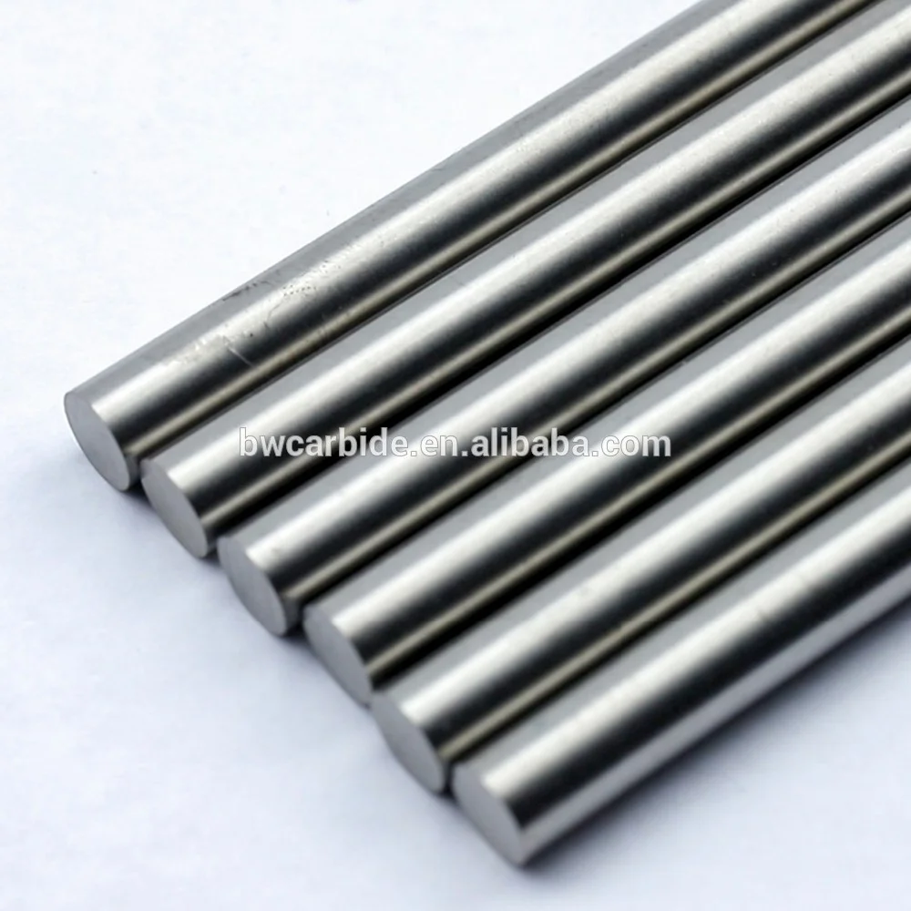 10% Co 330mm Long Blanks Carbide  Round Bar Precision Cemented Carbide Rods