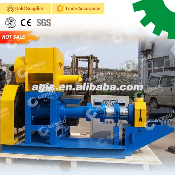 high capacity fish feed production machine floating fish feed pellet machine