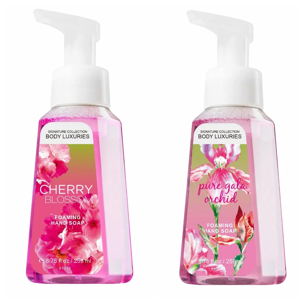 Japanese cherry blossom deep cleansing beauty perfumed foaming hand soap for women