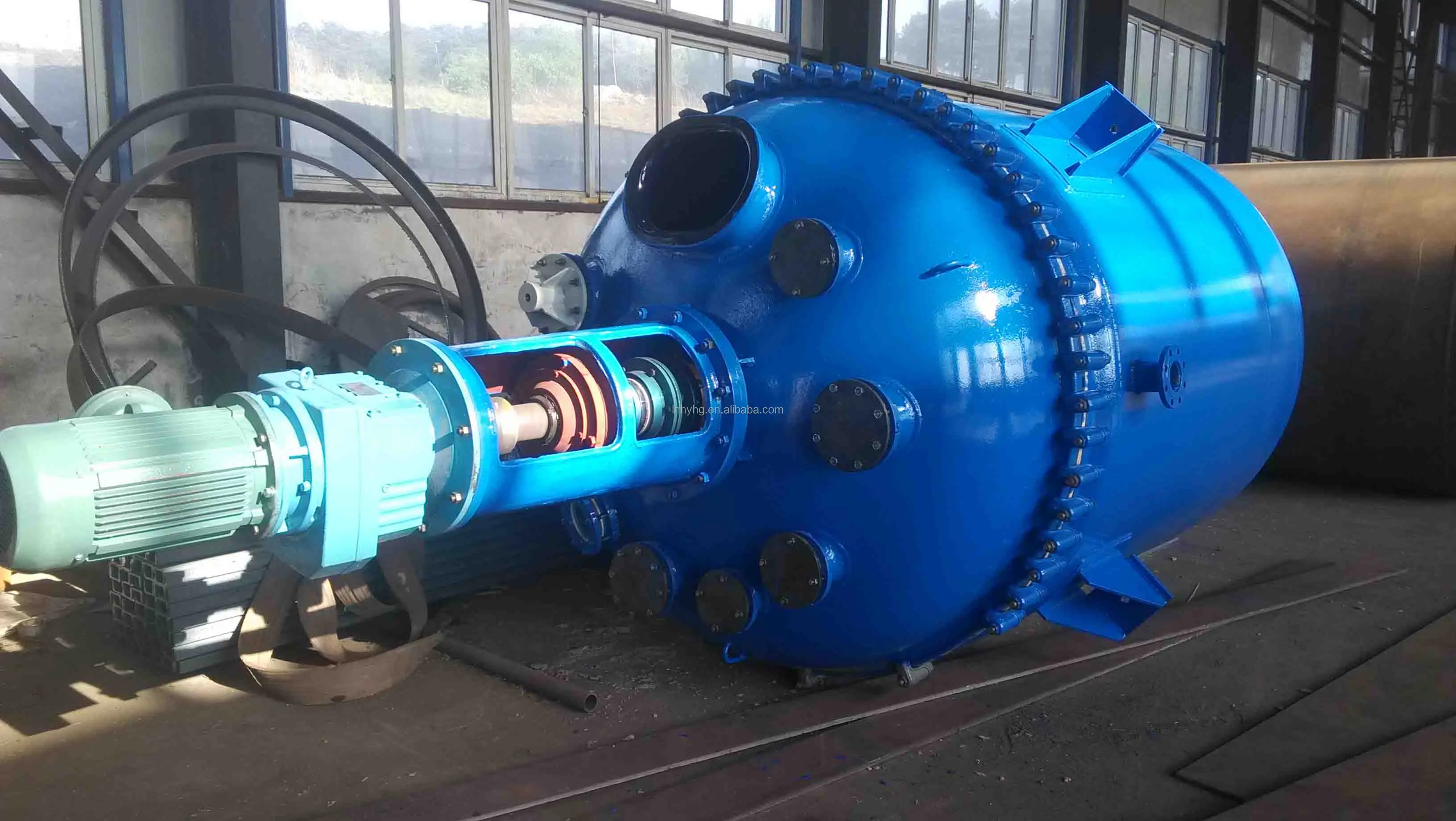 Double Jacketed Glass Lined Reactor