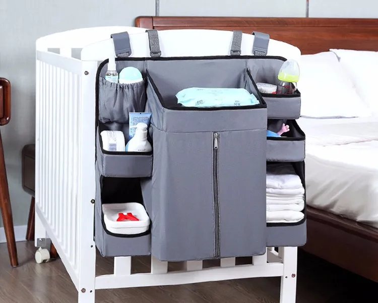 
Multifunctional Nursery Diaper Hanging Organizer diaper caddy and nursery organizer For Baby Crib Cradle Infanette 