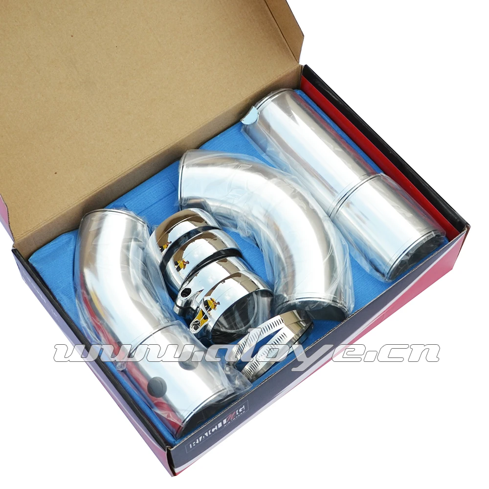 Universal High Performance Modified Car Aluminum Cold Air Intake Pipe