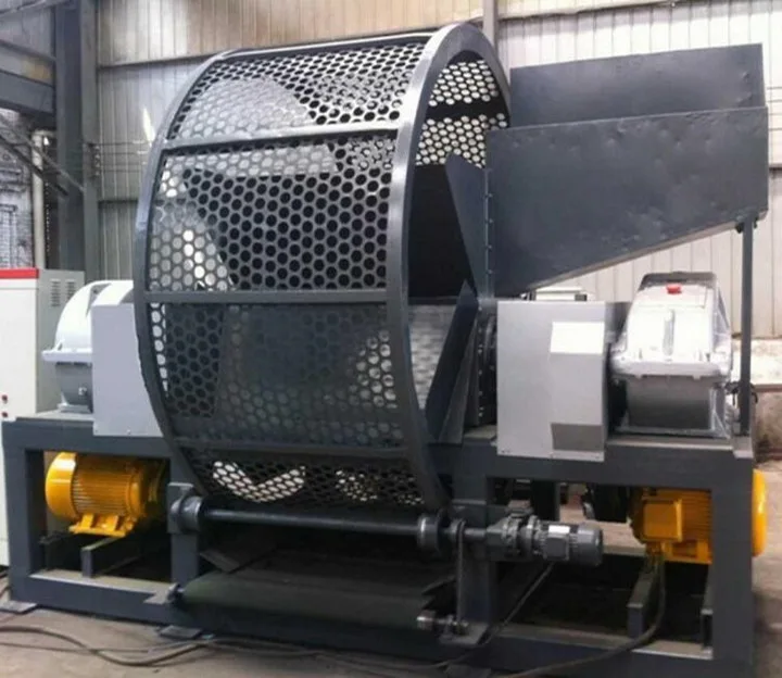 
Popular Car Tyre Crusher Car Tire Shredder Machine 