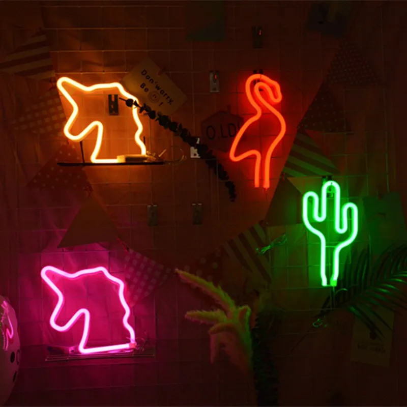 
Battery operated led kids gifts dinosaur night light neon wall lamp for room decoration designer led light 