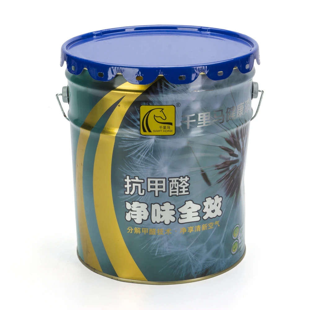
20l printed painting paint bucket with lid manufacturer 