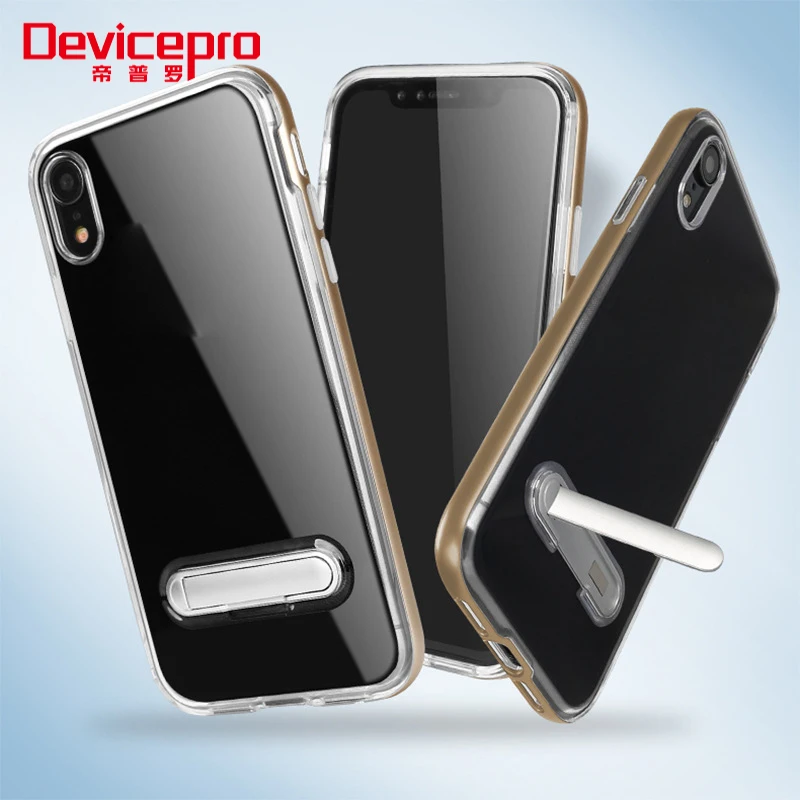 
for iPhone XR/XS/XS MAX Ultra Hybrid Super Hornets Clear Back Cover Color Frame Shockproof Phone Case with Magnetic Kickstand 