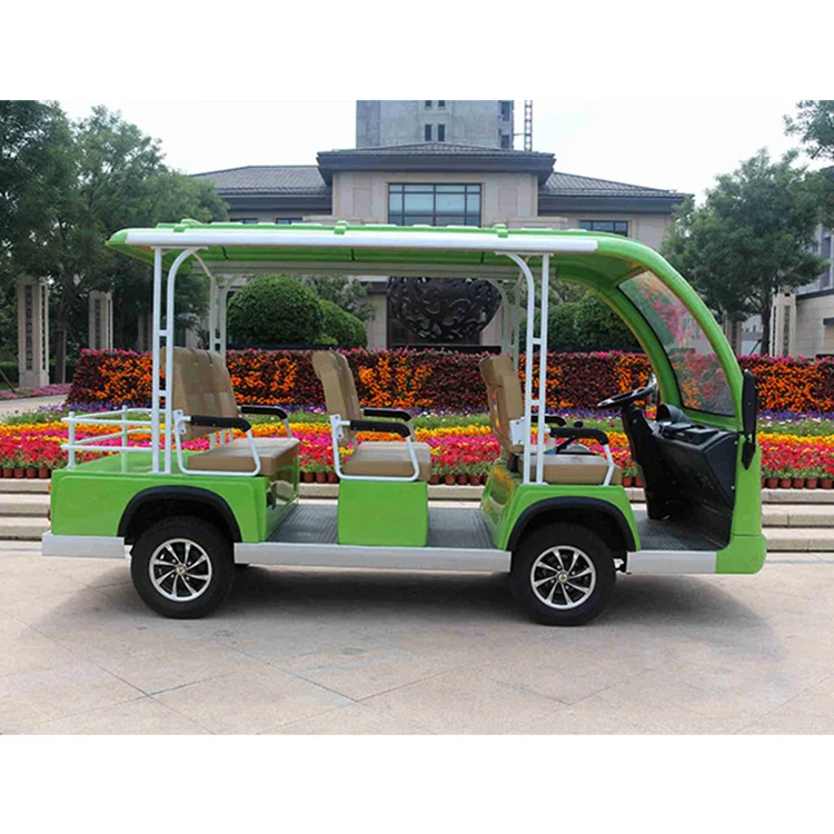 wholesale 8 seats Electric Enclosed Sightseeing Car for battery operated