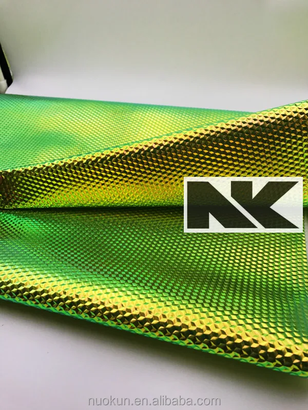 NK P032 PU diamond design embossing leather artificial leather for shoes printing faux leather custom print vinyl