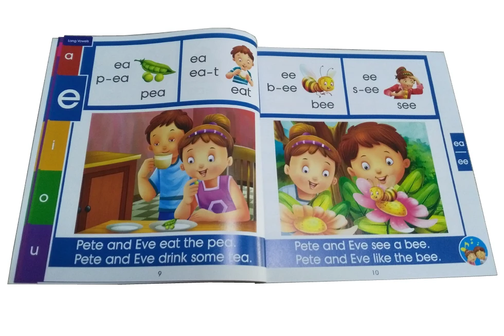 ABC english book with fun for kids learning phonics
