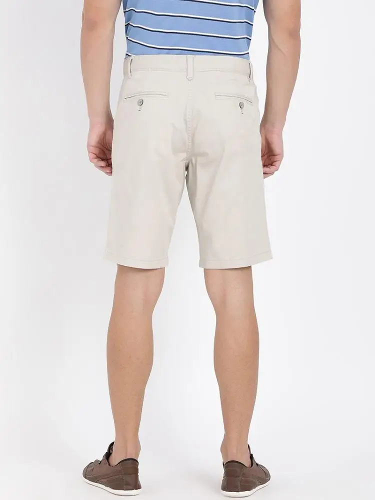 Mens cotton spandex twill fabric golf sports shorts