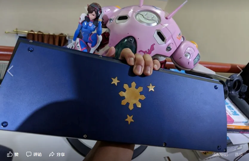 High Quality Customized CNC Machining Sandblasting Aluminum Anodized CNC Milled Mechanical Keyboard Case