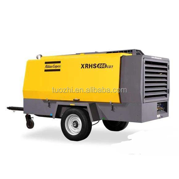 ATLAS COPCO XAHS710Cd portable diesel air compressor for mining