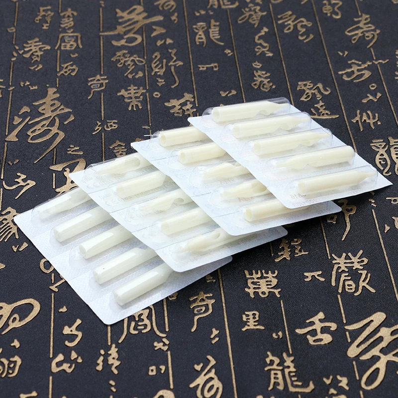 
AI-Aiheogae TG3125 White 50pcs/box Plastic Disposable Tip Tattoo Nozzle Tips 