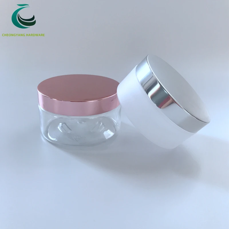 2019 китайский поставщик 89 мм алюминиевая пластиковая крышка для пластиковых банок под розовое золото