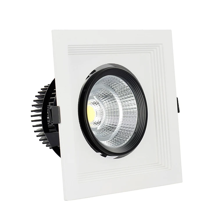 High lumen 2x13w 2x18w 2x26w 18w 26w double head recessed plc downlight 7 8 9 inch square shape retrofit led grille downlight