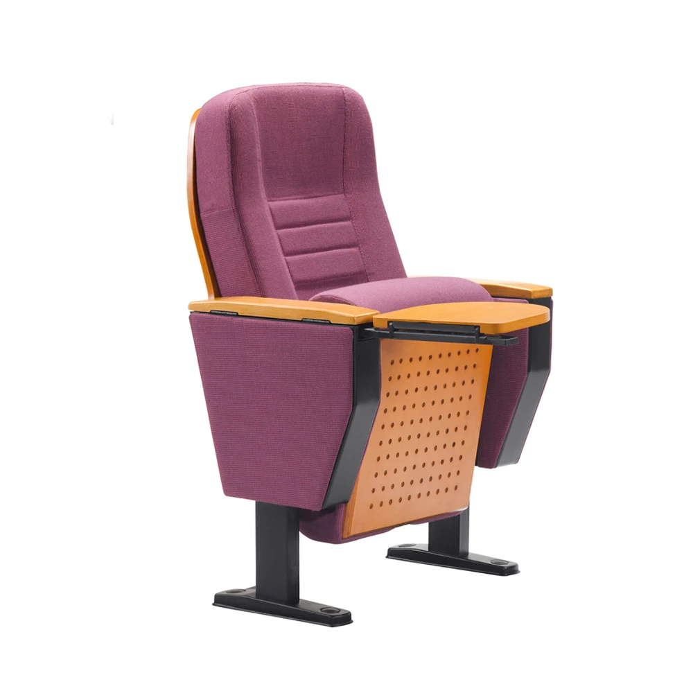 Cinema movie hall chair folding theatre seating auditorium chair writing table